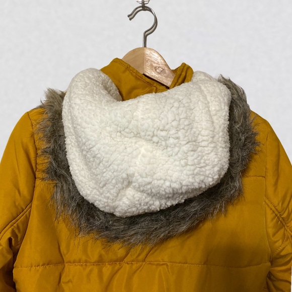 Mustard Sherpa/Fur Parka - Picture 6 of 7